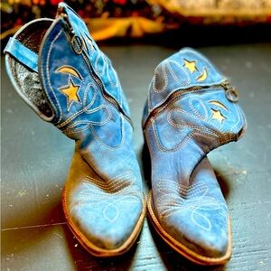 JC by Jeffrey Campbell Star/Moon Ankle Boots - Vintage